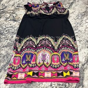 ECI Colorful Paisley Dress